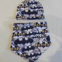 Dětská souprava ,baggy, čepička a nákrčník, velikost 68