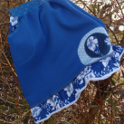 MODRÁ JE DOBRÁ (L/XL) - teplá sukně