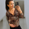 Dámská halenka Leopard