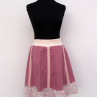 STARORŮŽOVÁ KRÁSKA (M/L) - lněná sukně