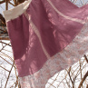STARORŮŽOVÁ KRÁSKA (M/L) - lněná sukně