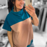 Dámská tepláková vesta cappuccino M/L