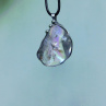 Duha...(křišťál aqua aura) náhrdelník
