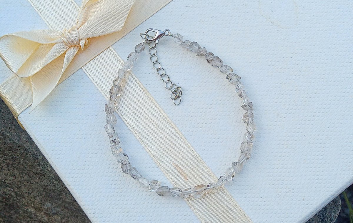 Exkluzivní náramek z Herkimerských diamantů