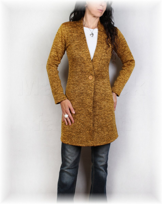 Kabátek hřejivý na knoflík (více barev)