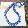 Lapis lazuli minerálový osobitý náhrdelník
