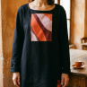 TUNIKA S APLIKACÍ (XL/XXL) - tunika, mikina