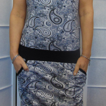 Šaty - kašmírový vzor (bavlna)