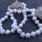 Náhrdelník z mořských perel AAA, uzlíkovaný