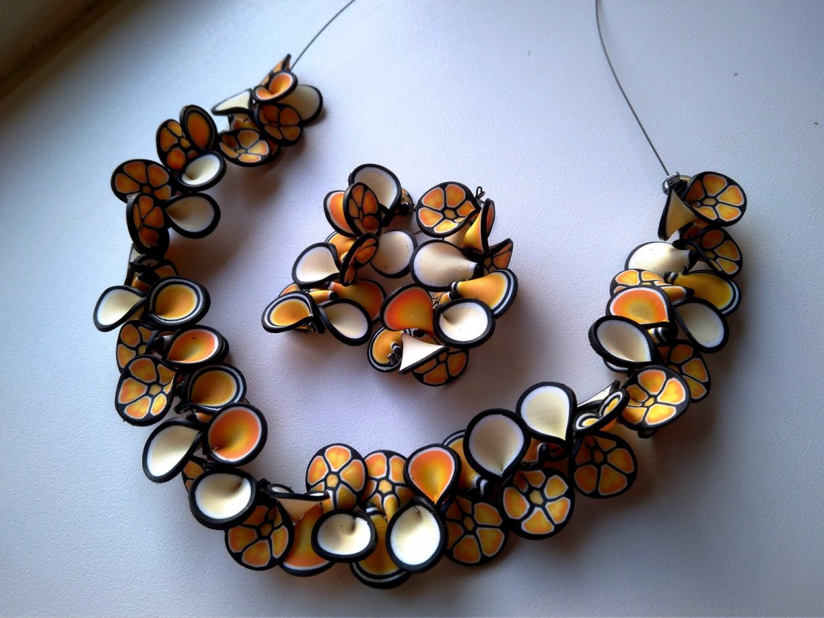 Fimo sada - žlutá kvítková