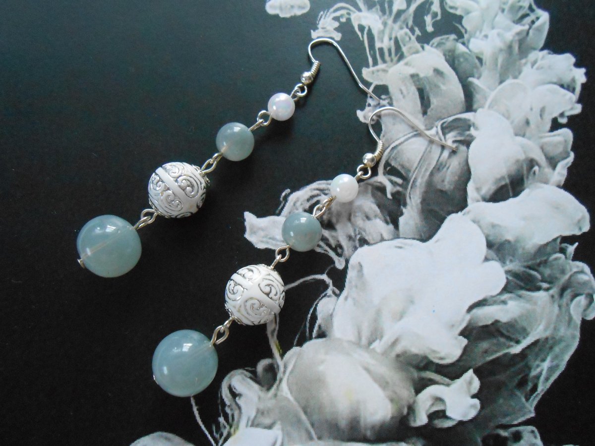 Náušnice šedivky (34/19)