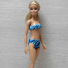 Modré plavky pro Barbie