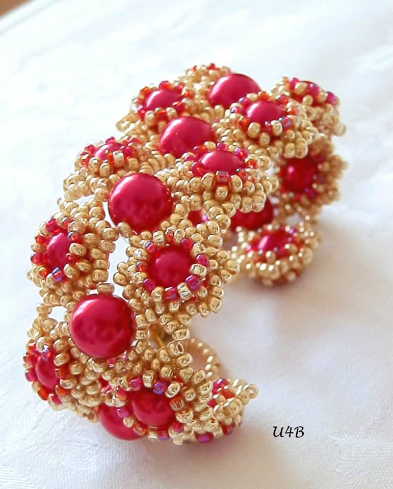 Náramek - Zlatá romantika