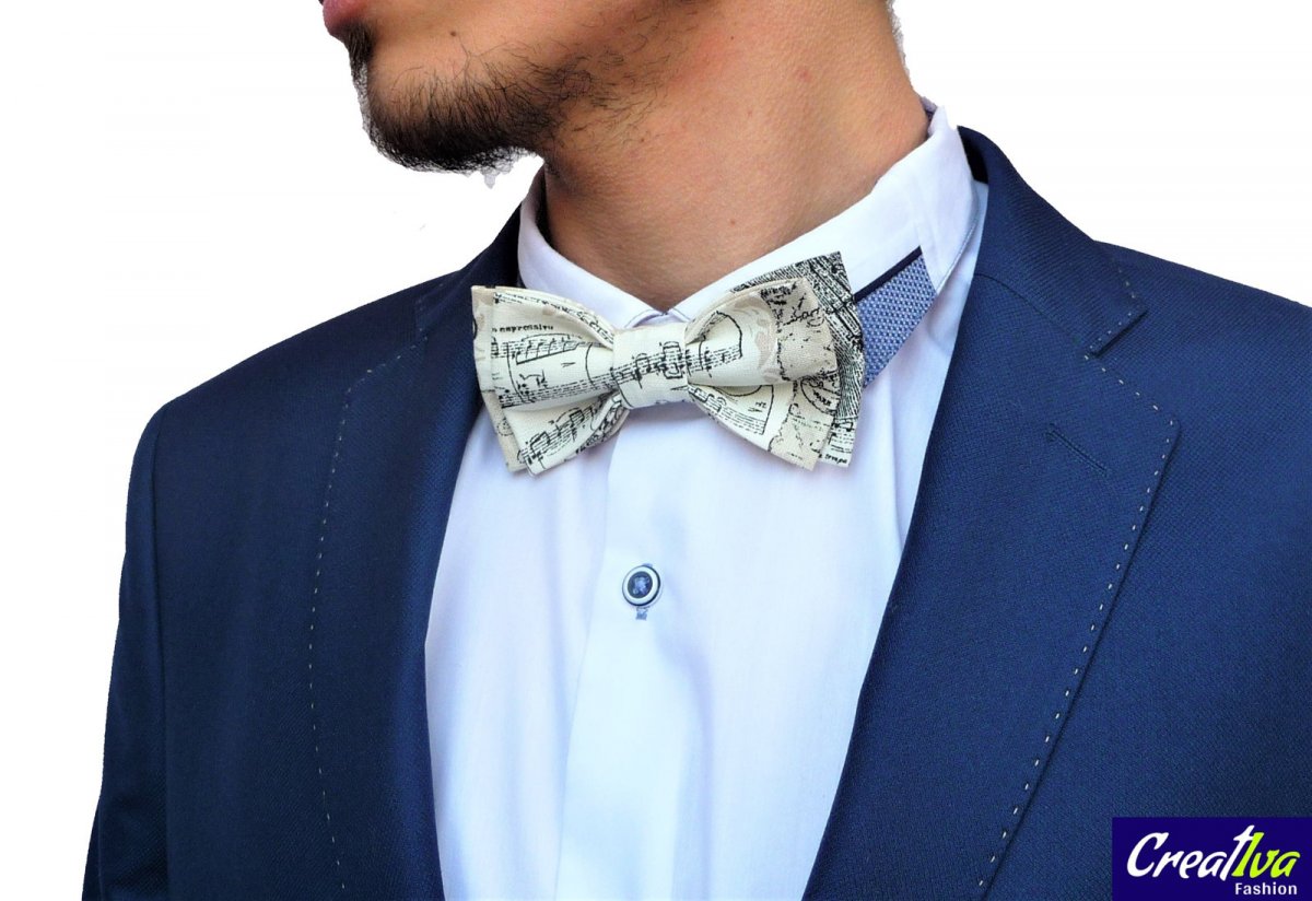 Pánský motýlek Classic Style - hudební