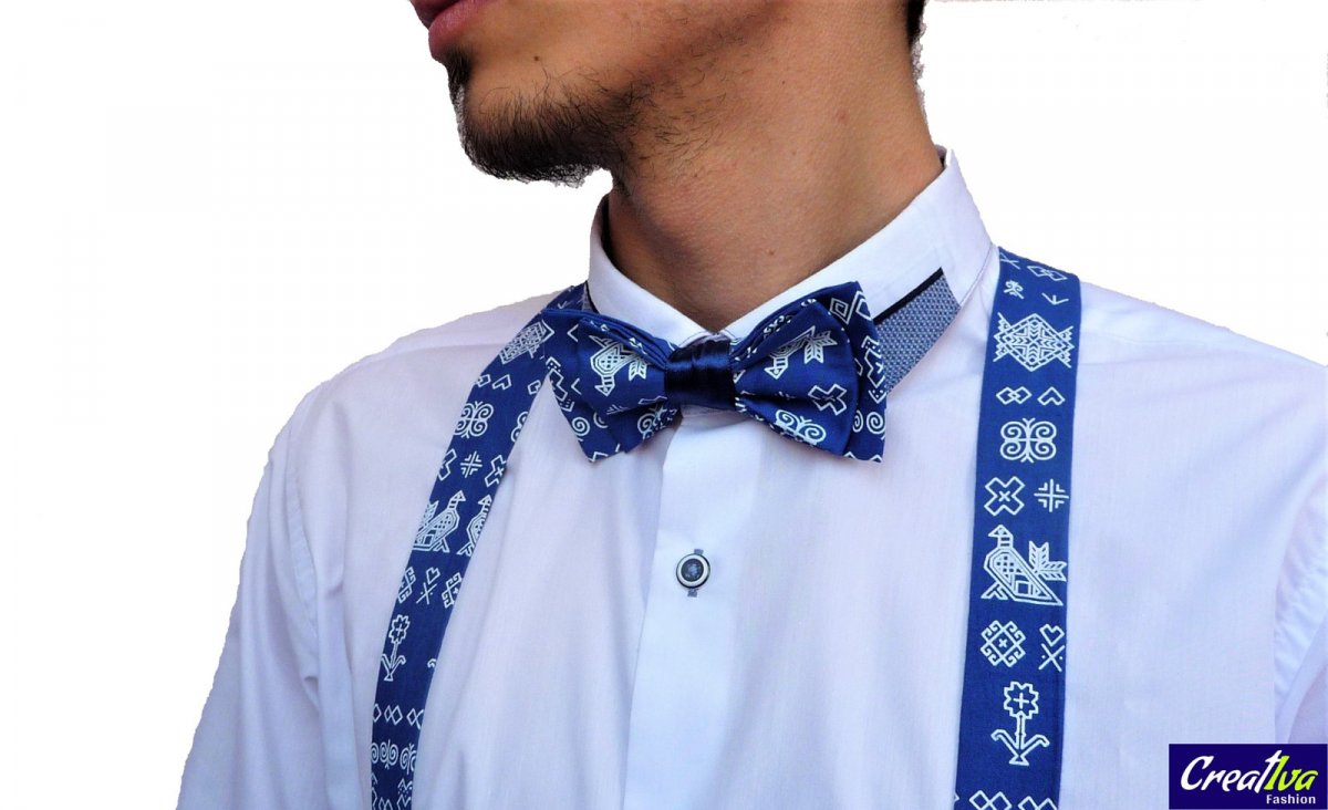 Set Motýlek a Šle - modrá