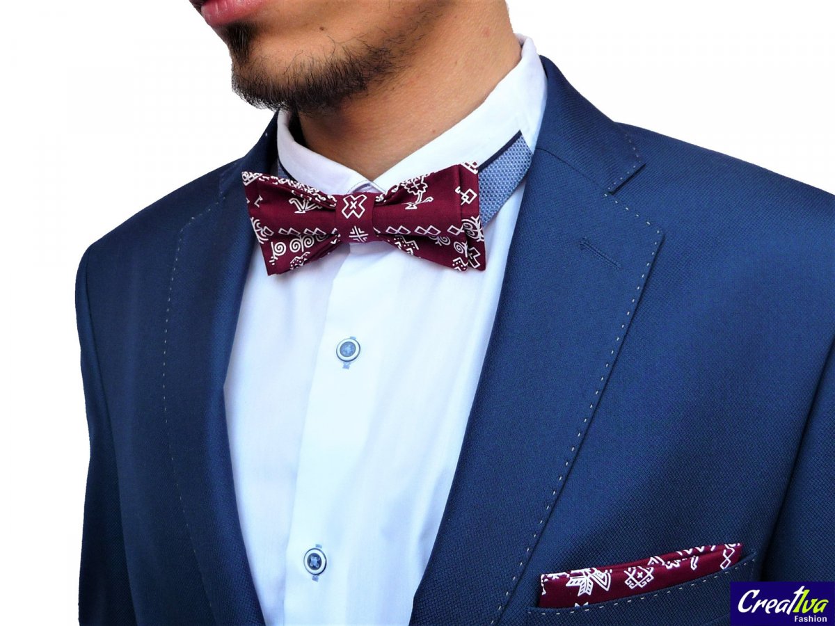 Set Motýlek a Kapesník do Saka