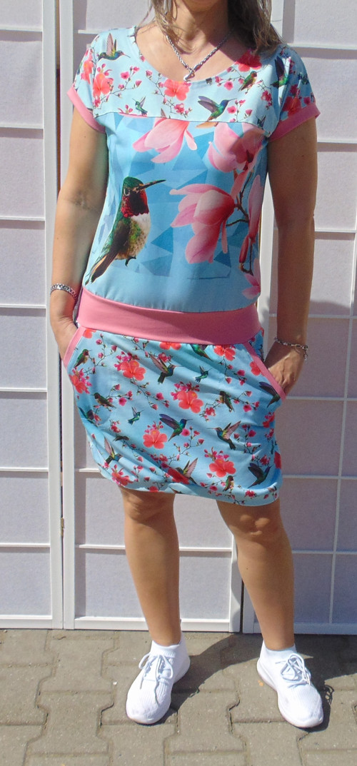 Šaty  kolibřík XS - XXXL