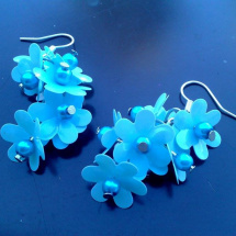 Flowers - modrá