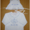 Křtící košilka s čepičkou vel. 58 cca 0-3 měs.