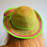 Bavlněný klobouček s výšivkou 1988