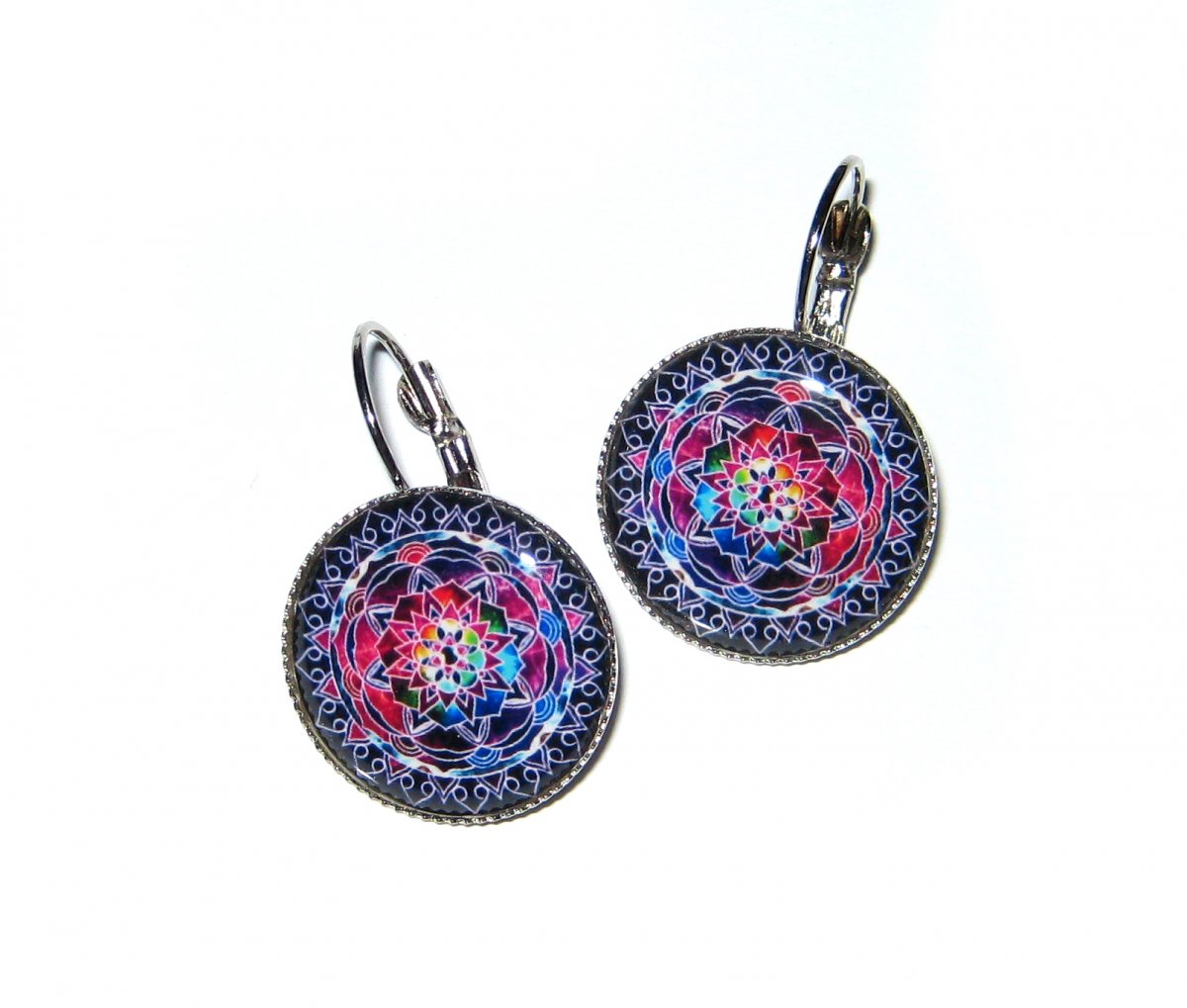 Náušnice...Mandala Odstranění smutku.
