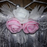 Lapač snů - Bílo růžový s andělem
