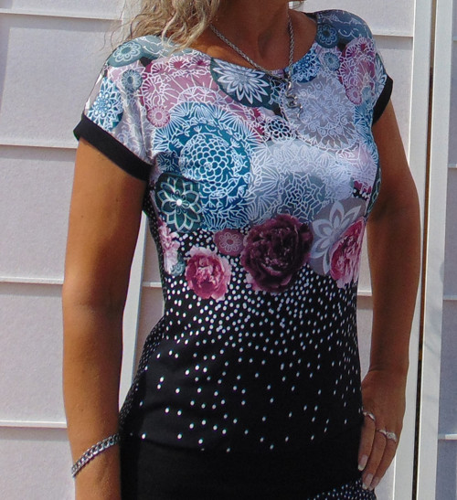 Tričko mandaly a puntíky, velikost 3XL