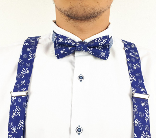 Set Motýlek a Šle - Modrotisk