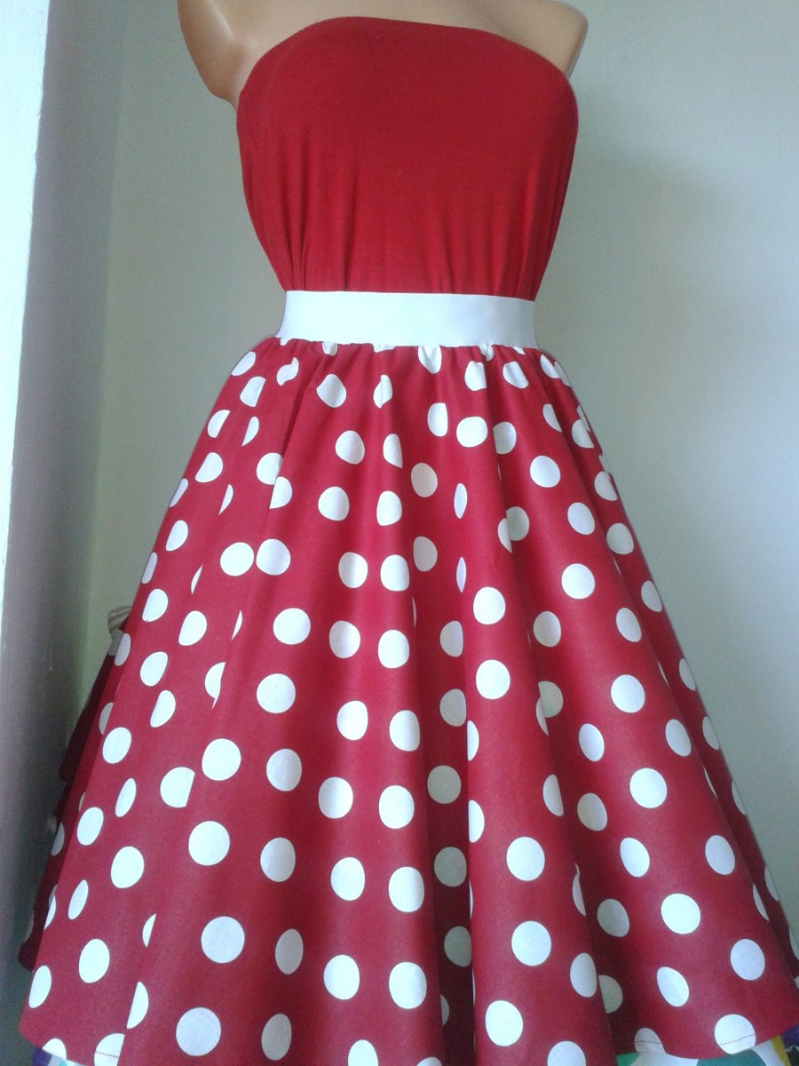 SLEVA retro kolová sukně