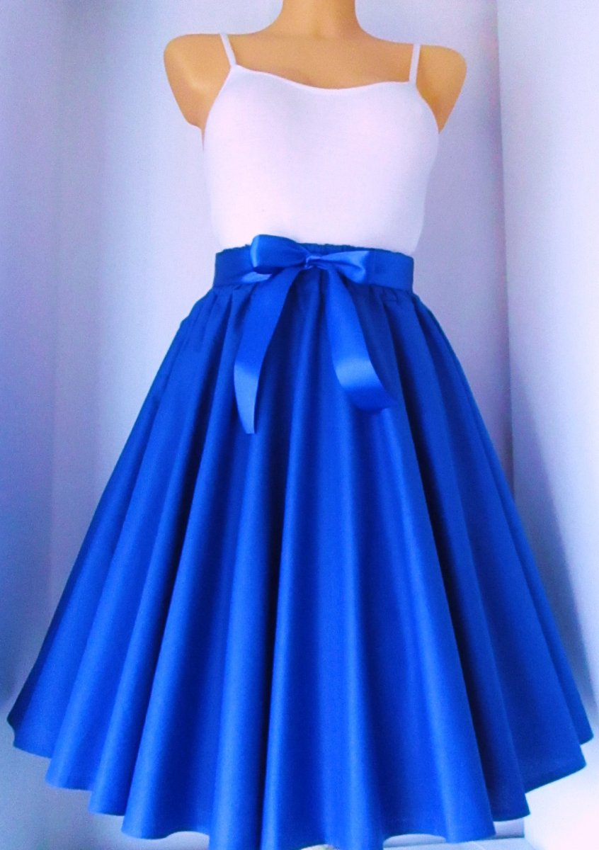 Sukně královsky modrá