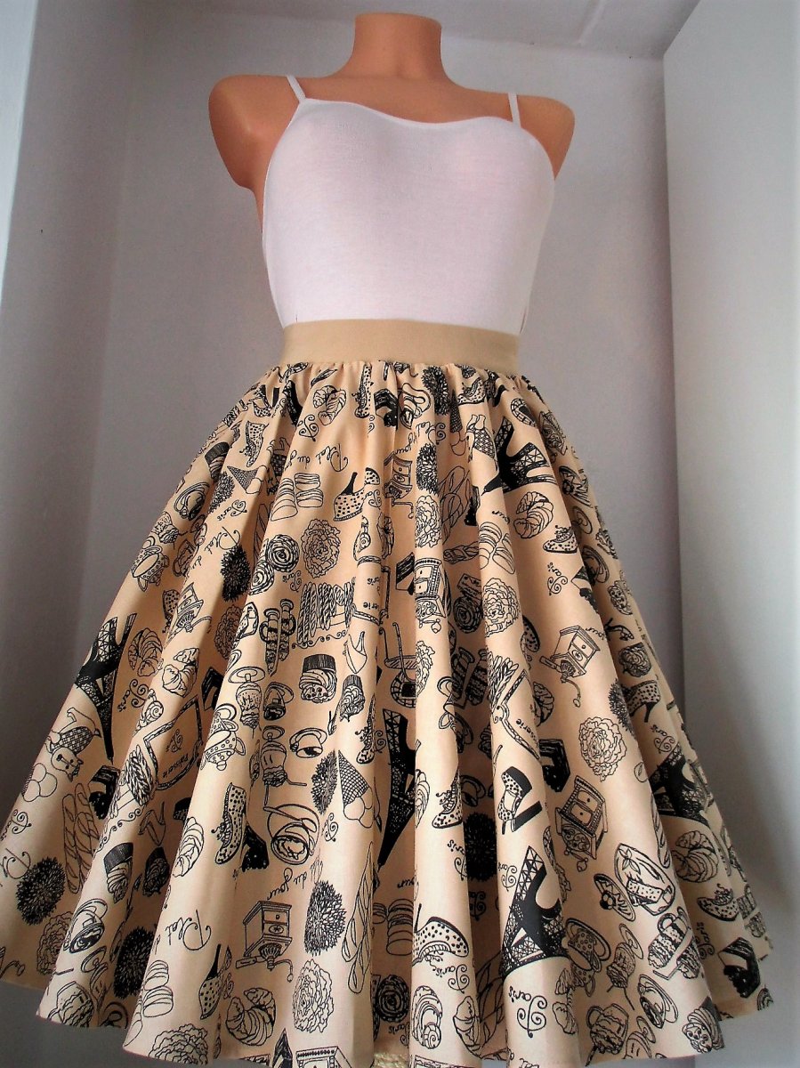 Sukně kolo Paříž2