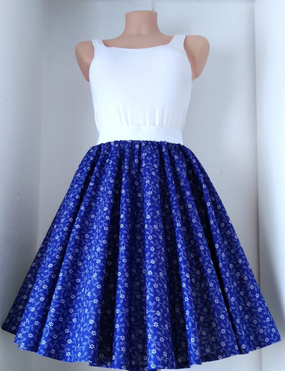 Sukně modrotisk 3