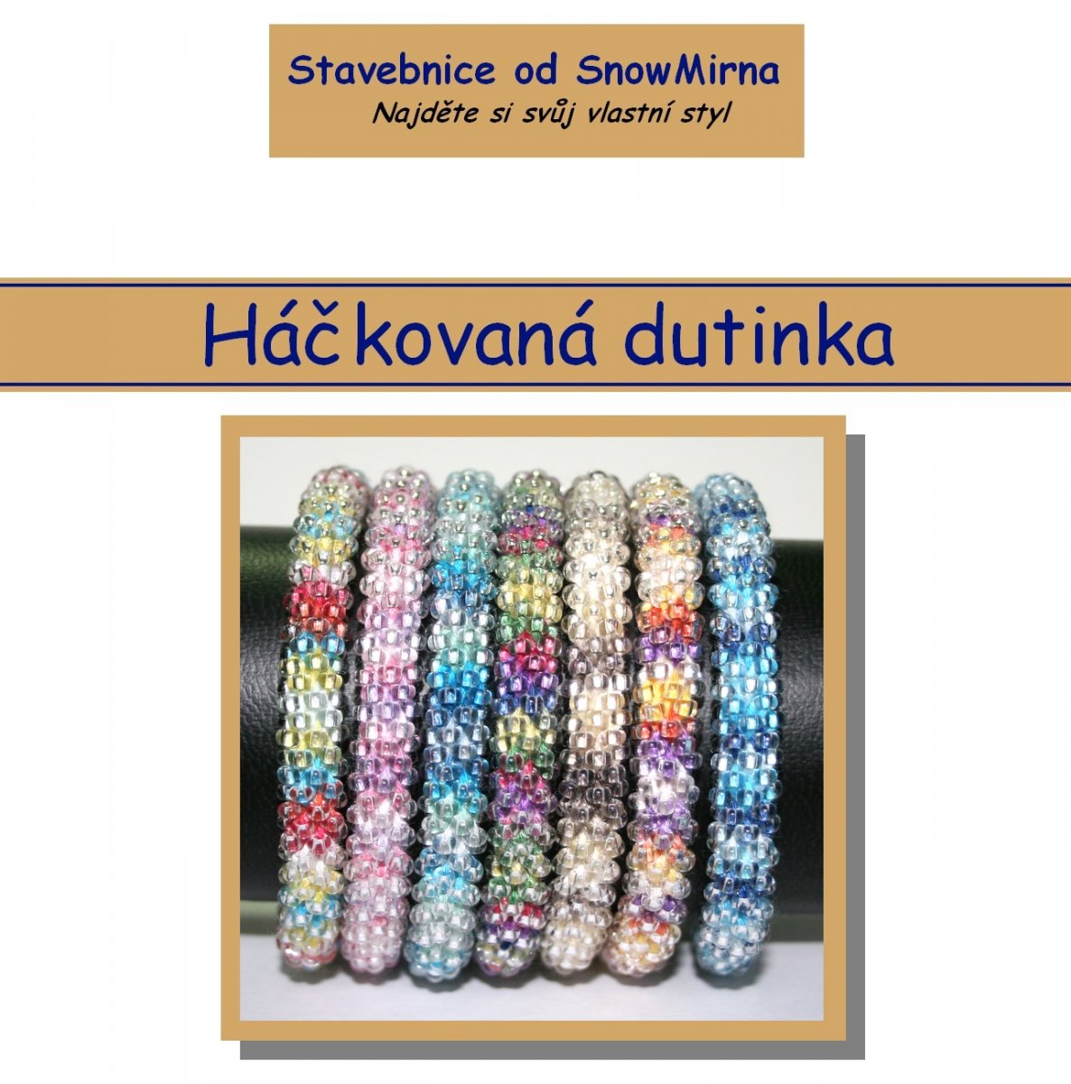 Stavebnice: Duhová háčkovaná dutinka
