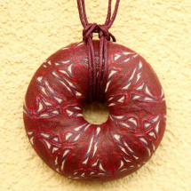 vzorovaný donut