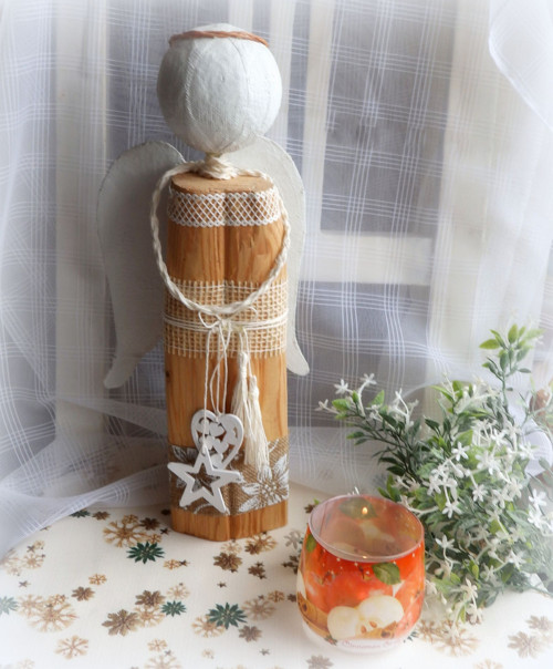 Anděl vánoční - se srdcem