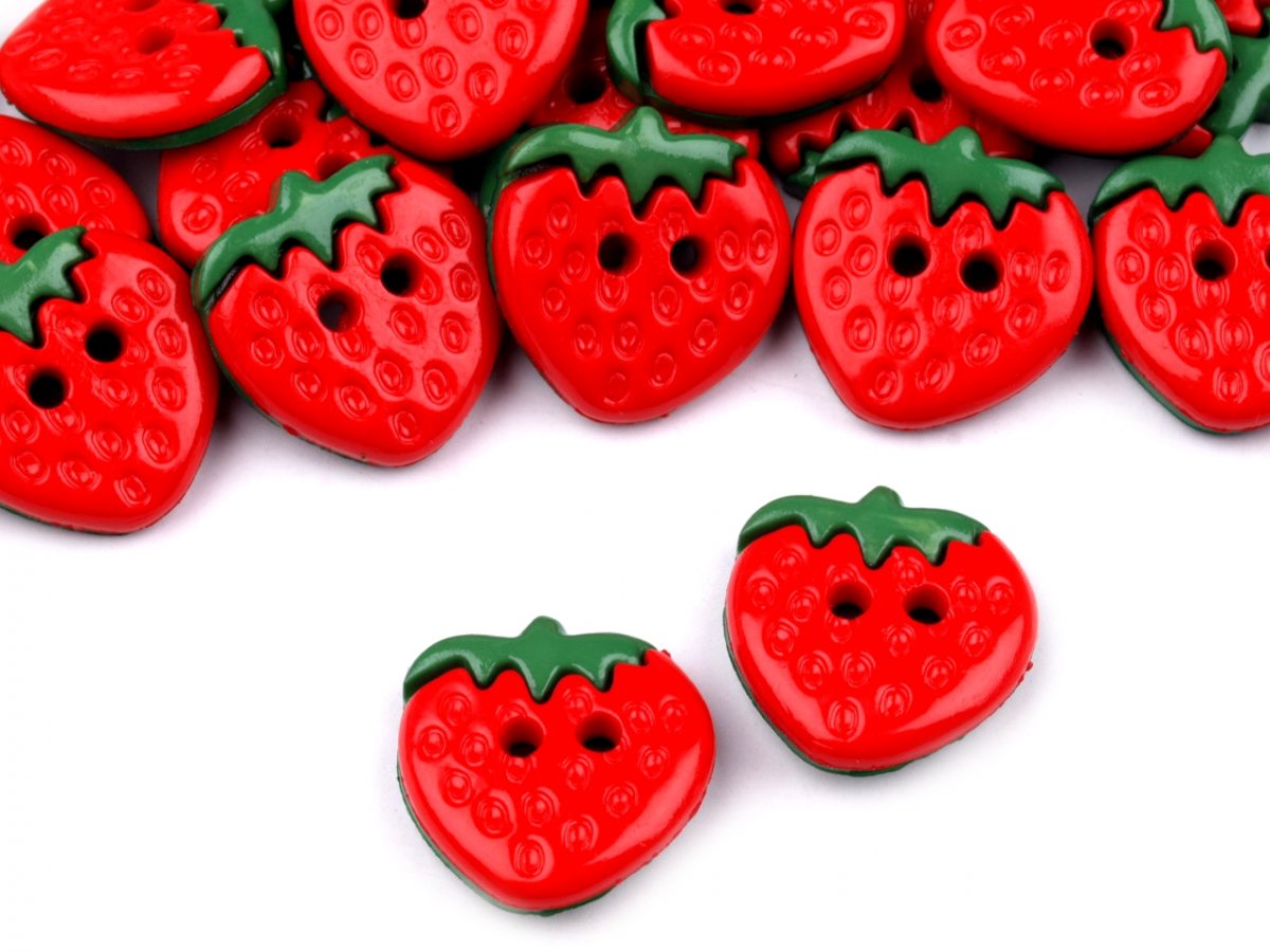 Dětský plastový knoflík - 2 kusy.