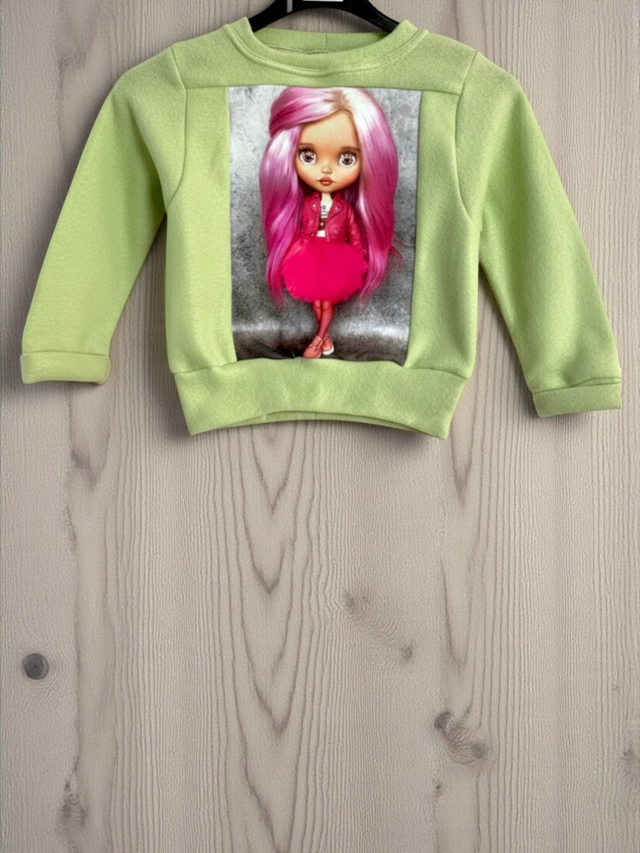 Dětská mikina flees Růžovka 110