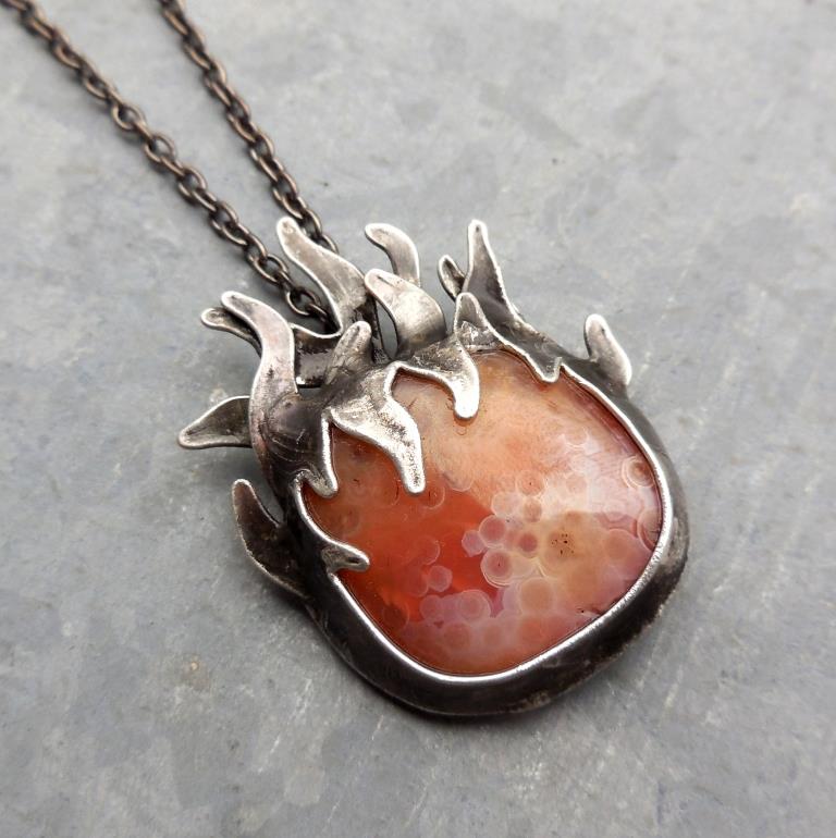 Náhrdelník - Krása plamenů