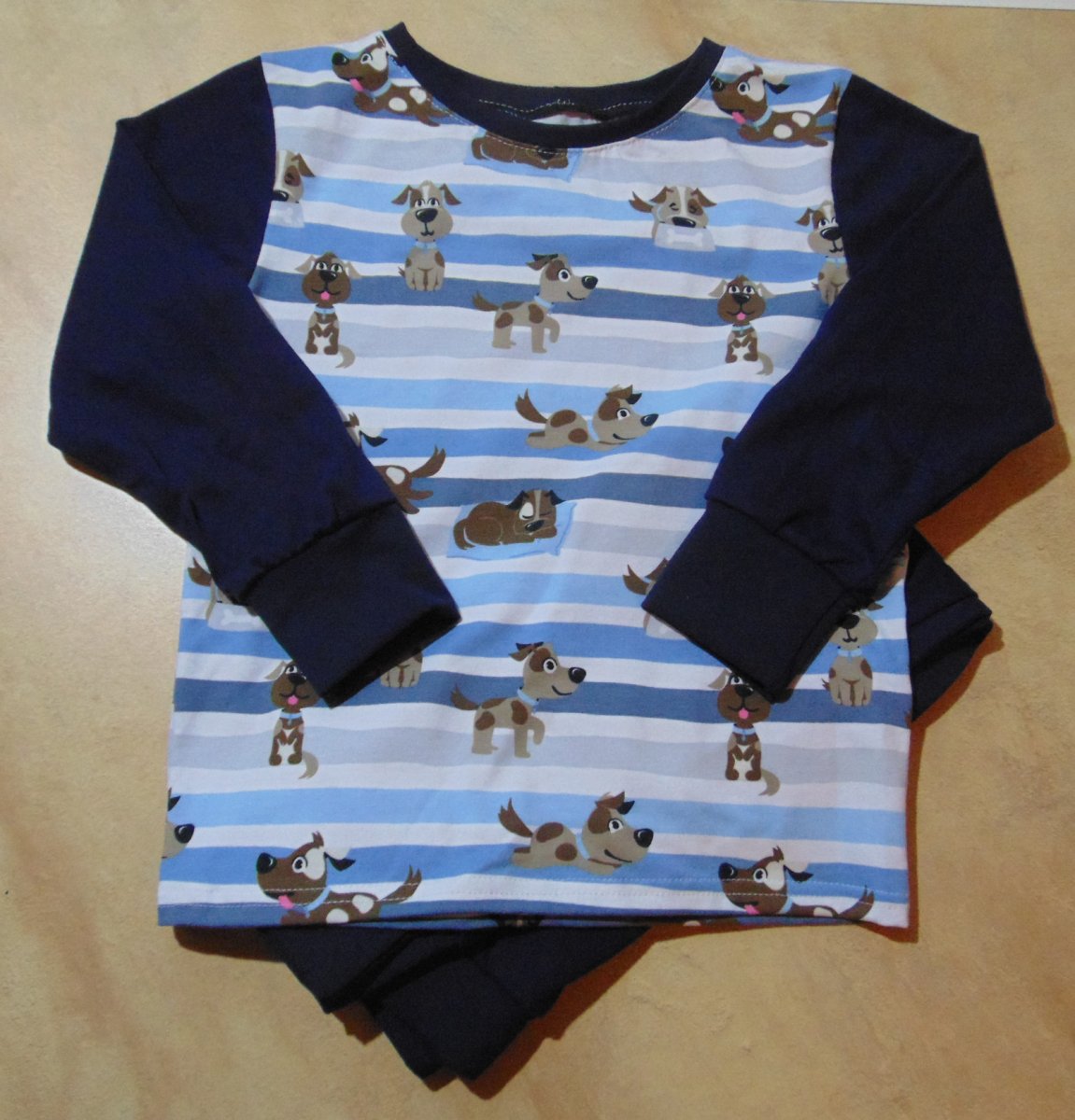 Dětské pyžamo - pejsci (bavlna)