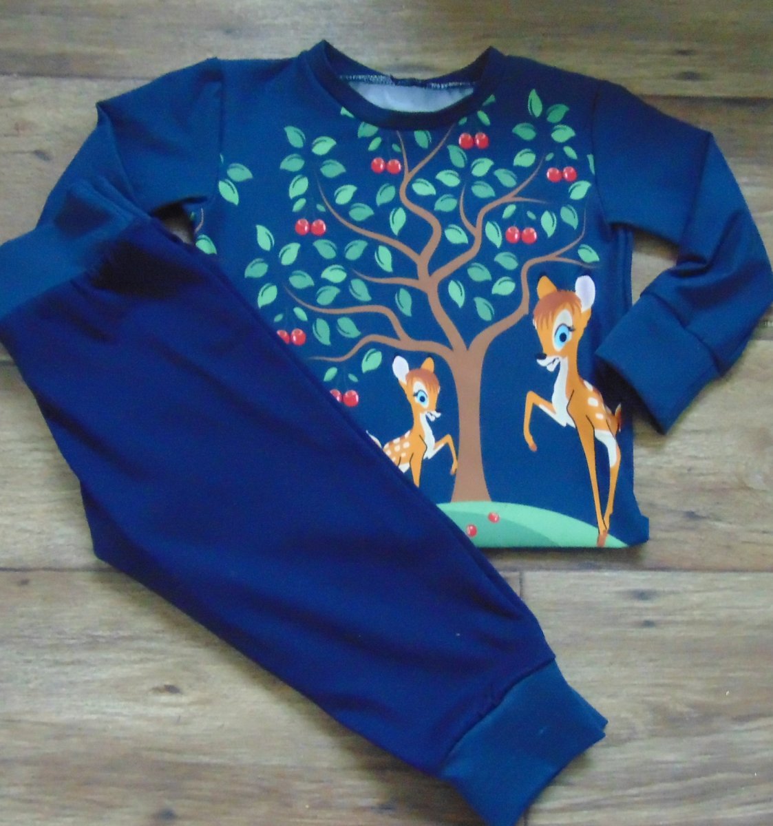 Dětské pyžamo - srneček (bavlna)