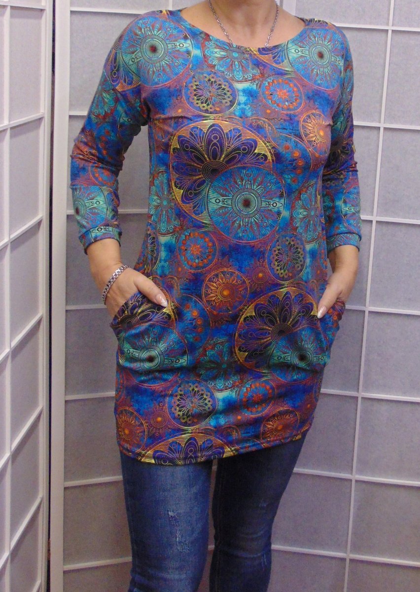 Tunika s kapsami - mandaly (bavlna)