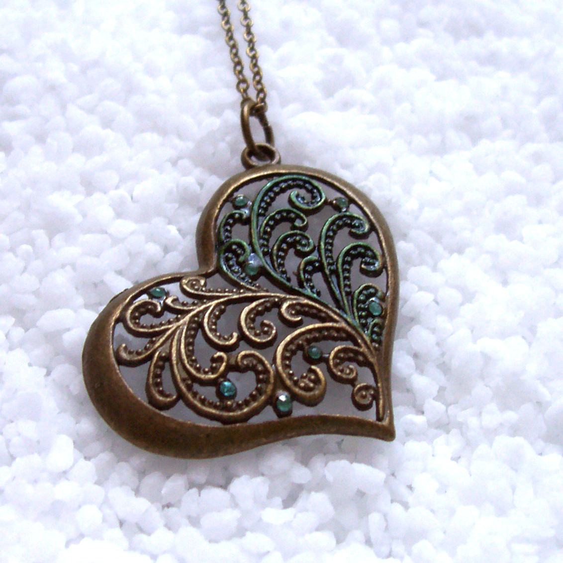 Bronzové srdíčko
