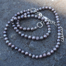 Mořské perly v AAA kvalitě, náhrdelník, 47 cm