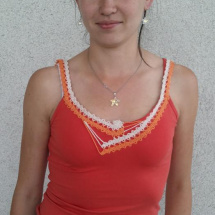 SLEVA - Oranžový nátělník
