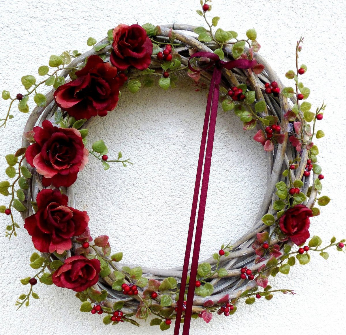 Láska jako trám_věnec na dveře