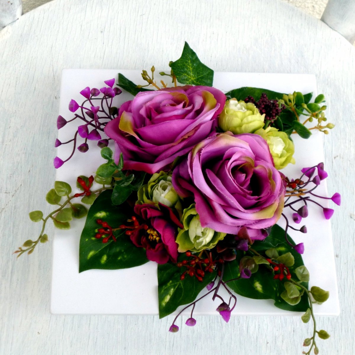 Tančit jako déšť_dekorace na stůl