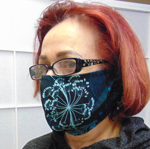 OCHRANNÁ ROUŠKA - VZOR DIVOKÝ KMÍN - pouze 1 kus skladem