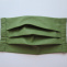 Rouška s kapsou pro dospělé - zelená