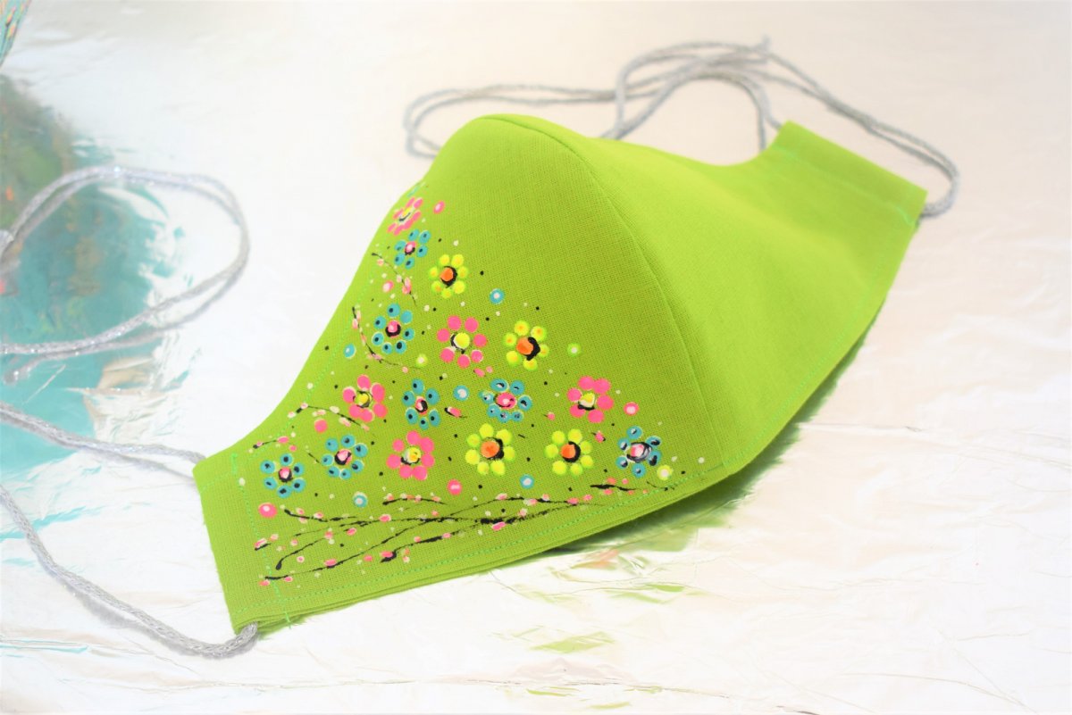  Rouška ručně malovaná 0051