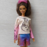 Barevné šortky pro Barbie